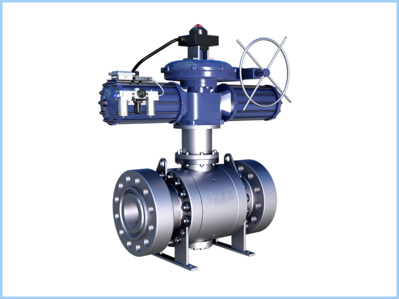 高压双向法兰切断球阀