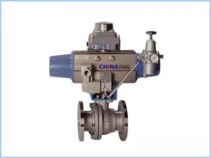 气动O型切断球阀